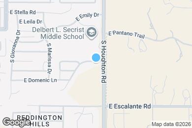 Map image of the property - 10272 E Sky Castle Way