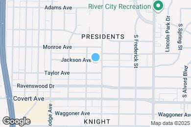Map image of the property - 1613 Jackson Ave