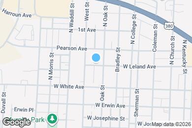 Map image of the property - 1006 W Leland Ave