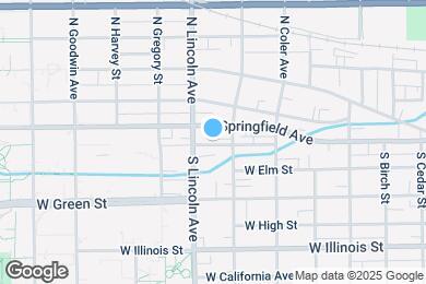 Map image of the property - 102 N Lincoln Ave