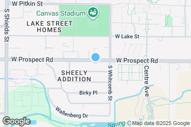 Map image of the property - 621 W Prospect Rd