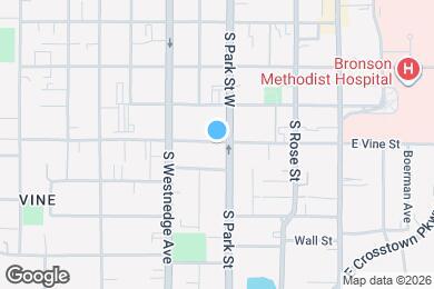 Map image of the property - 419 W Vine St