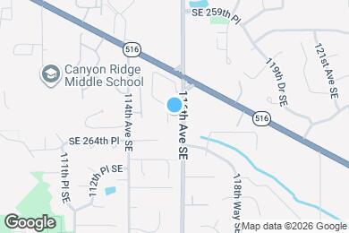 Map image of the property - 26313 116th Ave SE