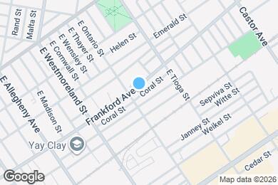 Map image of the property - 3415 Frankford Ave