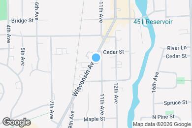 Map image of the property - 1522 Wisconsin Ave