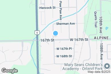 Map image of the property - 11100 W 167th St