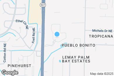 Map image of the property - 1000 Palm Pl Dr NE
