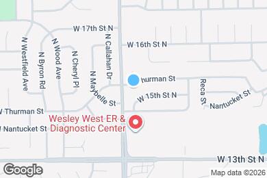 Map image of the property - 8713 W Thurman St