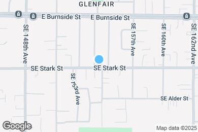 Map image of the property - 15421 SE Stark Street