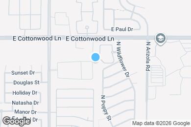 Map image of the property - 1546 N Desert Willow St