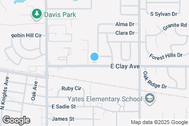 Map image of the property - 402 E Clay Ave