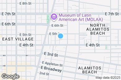 Map image of the property - 1033 E 4th St