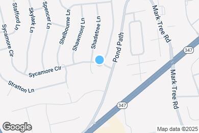 Map image of the property - 142 Sycamore Cir