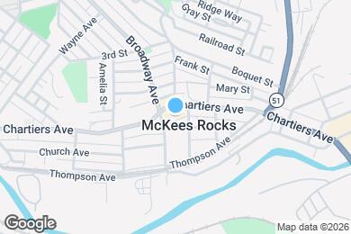 Map image of the property - 901 Chartiers Ave