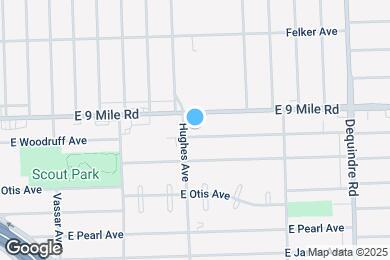 Map image of the property - 1421 E Elza Ave