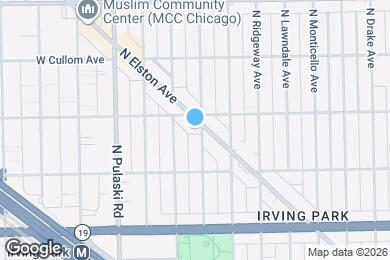 Map image of the property - 4142 N Avers Ave