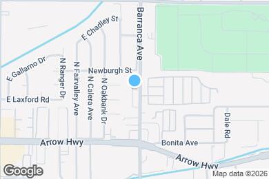 Map image of the property - 5315 N Barranca Ave