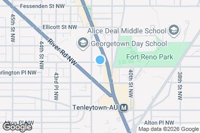 Map image of the property - 4112 Chesapeake St NW