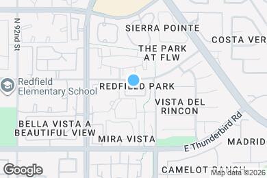 Map image of the property - 9551 E Redfield Rd