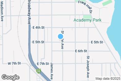 Map image of the property - 1026 Saint John Ave
