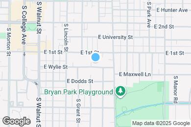 Map image of the property - 425 E Wylie St