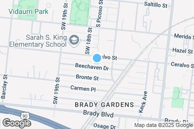 Map image of the property - 2031 Beechaven Dr