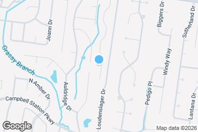 Map image of the property - 1107 Cashmere Dr