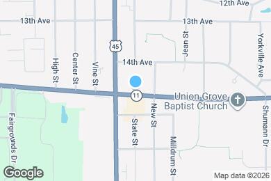 Map image of the property - 830 15th Ave