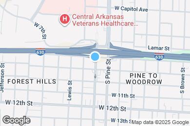 Map image of the property - 798 S Cedar St