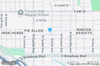 Map image of the property - Park Avenue Apartments