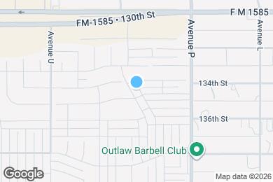 Map image of the property - 13407 Ave. R-1(FS)