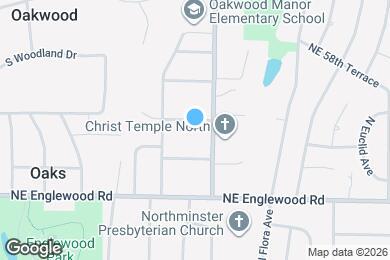 Map image of the property - 1401 NE 57th Terrace