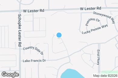 Map image of the property - 2048 Eagles Rest Dr