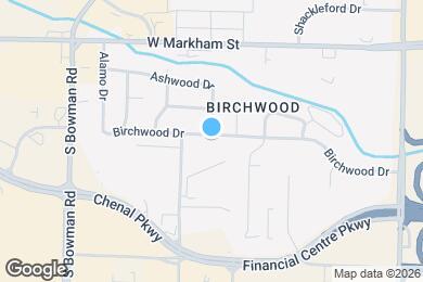 Map image of the property - 11423 Birchwood Dr