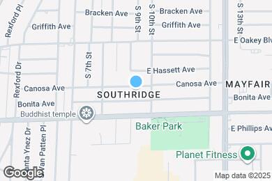 Map image of the property - 908 Canosa Ave