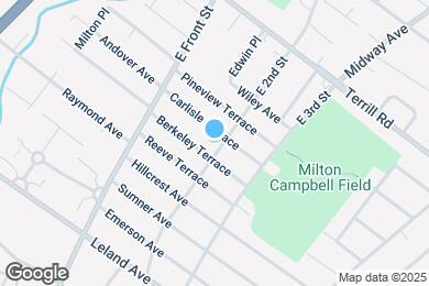 Map image of the property - 1341 E 2nd St