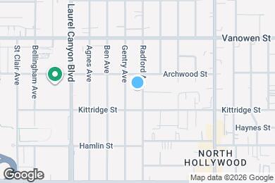 Map image of the property - 6633 Radford Ave