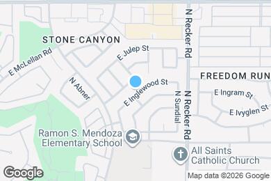 Map image of the property - 5838 E Inglewood St