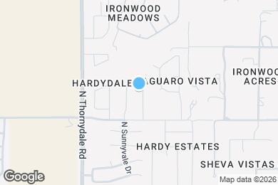 Map image of the property - 8835 N Hardy Preserve Loop