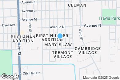 Map image of the property - 1719 6th Street Apartments