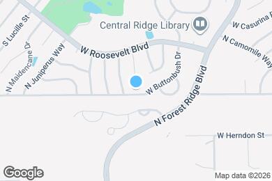 Map image of the property - 653 W Buttonbush Dr