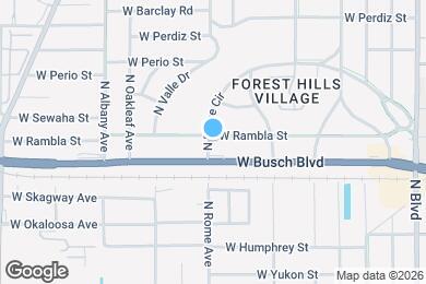 Map image of the property - 1430 W Rambla St