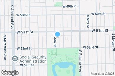 Map image of the property - 5123 S Ada St