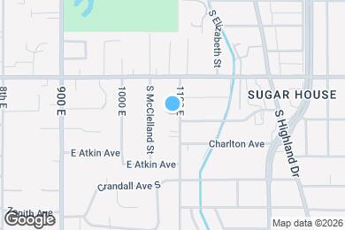 Map image of the property - 2760 S 1100 E
