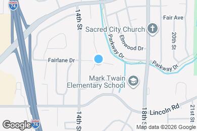 Map image of the property - 1535 Monterey Ct