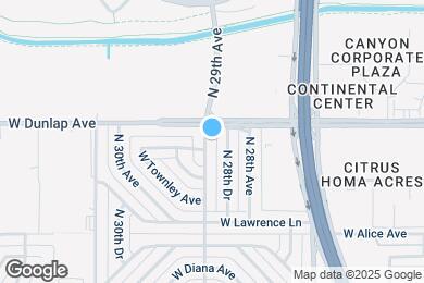 Map image of the property - 8835 N 29th Ave