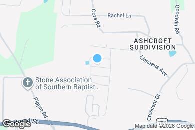 Map image of the property - 1409 Brook Hill Dr