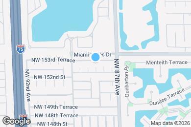Map image of the property - 8764 NW 153rd Terrace