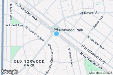 Map image of the property - 6040 N Avondale Ave