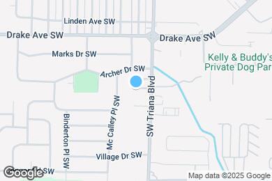 Map image of the property - 3912 Hillcrest Ct SW